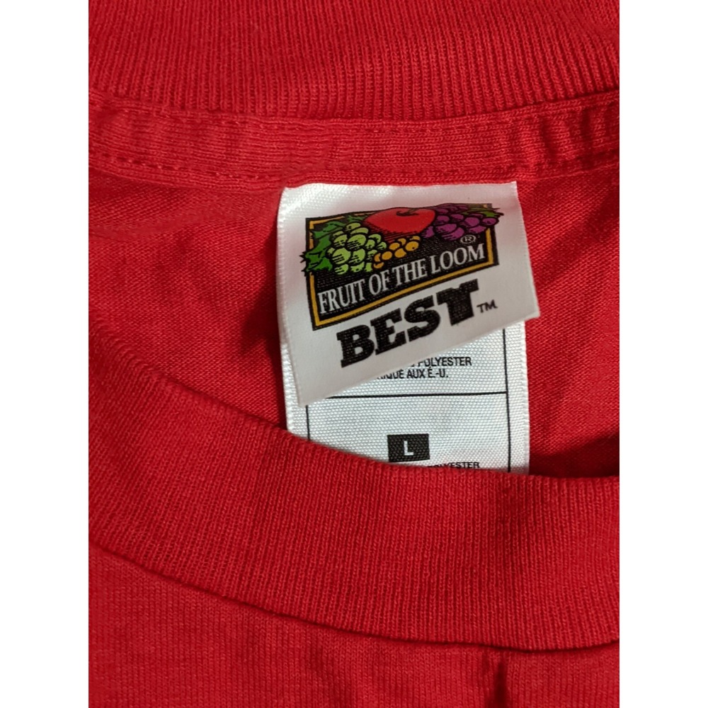 Vintage DARE t shirt Mens L Large Red - Picture 3 of 3